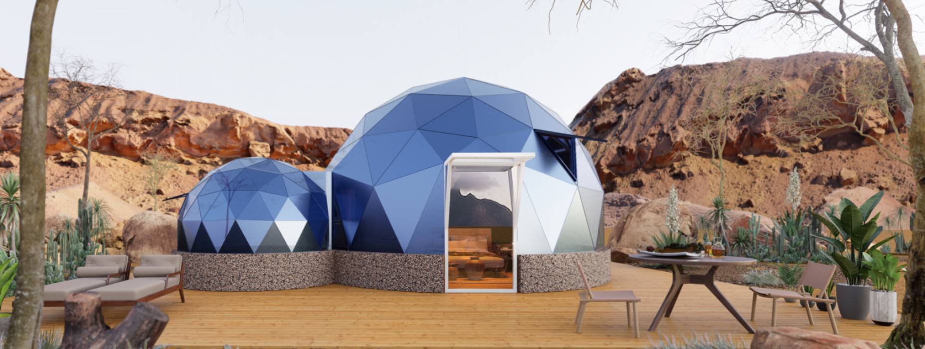 隆安县球形智能光伏玻璃星空房